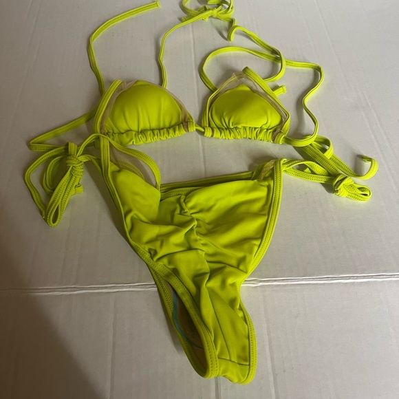 NWOT - ASOS - mix and match swim set - in Beat/Nude Size: Top 8 / Bottom 6 - Picture 2 of 6